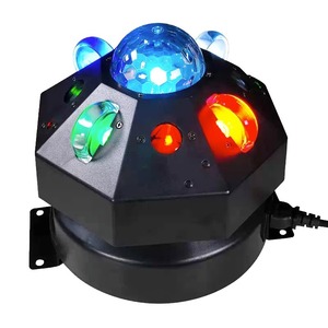Limin Stage Lighting Seven Color Rotating Magic Ball Stage <b>Light</b> 220V Indoor Party KTV Disco Flashing LED Lamp - Product Image 1