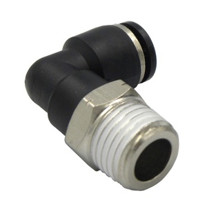 HOFUJNG Conector Neumático de Plástico de 1/4, 5/16, 3/8, 1/2 Pulgada con Rosca Macho, Conexión Rápida para Suministro de Aire Hidropónico - Product Image 6