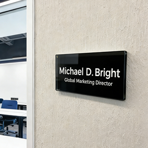 Maßgefertigter Acryl-Displayständer für Büronamenschilder - Großhandel für Krankenhaus- und Klinikmitarbeiter-Schilder, Kostenloses Logo, Großhandel & OEM - Product Image 3