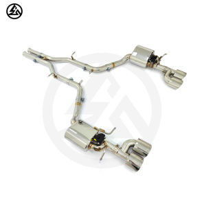 Hoogwaardige roestvrijstalen catback uitlaat voor <span class=keywords><strong>Mercedes</strong></span> Benz W204 C300 C350 2009-2014 demper afstandsbediening AMG uitlaatpijpen - Product Image 2