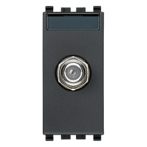 Connettore Femmina Coassiale Tipo F Grigio 4.1x2.8x5.3mm - Product Image 1