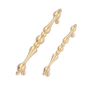 Solid Brass Cabinet Handle & Drawer Handle Unique Modern Design Kitchen Cupboard Door Pull Furniture T-Bar Hardware <b>for</b> <b>Dresser</b> - Product Image 1