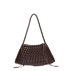 Sac pour femme tissé à la main, esthétique rétro de niche - Sac fourre-tout polyvalent à porter sous le bras / Sac de marché - Product Image 3