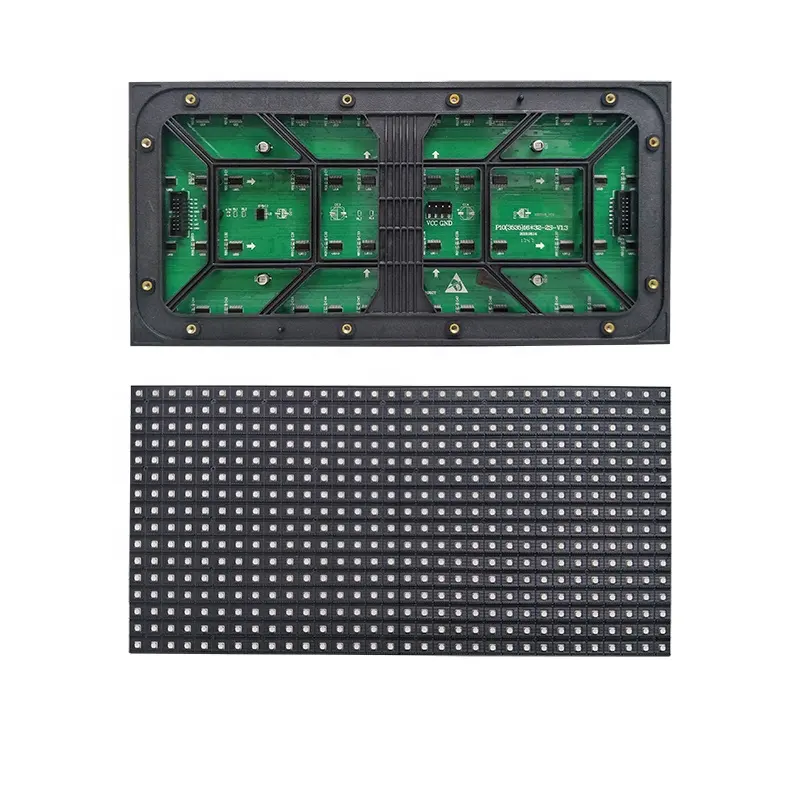 Módulo de luz de led externo, à prova d'água, alto brilho, cor completa smd 2, varredura 320x160mm, exibição exterior