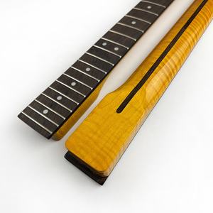 Vente flash : Manche de guitare 22 frettes, rayon de 12 pouces, manche de guitare en érable flammé TL avec touche en palissandre - Product Image 3