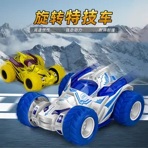 Abs Dubbelzijdig Vierwielaandrijving Inertiële Speelgoed Auto Stunt Botsing Draaien Draaien Off-Road Vehicle Kids speelgoed Model Auto Voor Jongens