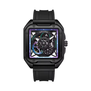 Nouvelle montre mécanique automatique carrée AILANG 8309 tendance, étanche 3 ATM avec gravure pour homme 2026 - Product Image 4
