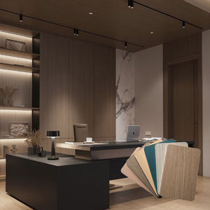 फोनजा वाटरप्रूफ और नमी-प्रूफ pvc बांस चारकोल लकड़ी वेनर दीवार पैनल लिविंग रूम या होटल फायरप्रूफ के लिए सजावटी - Product Image 4