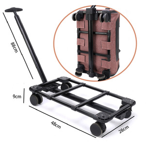 Üretici toptan taşınabilir açık nefes ayrılabilir küçük köpek kedi taşıyıcı çanta ile tekerlekler - Product Image 2