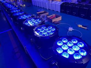 Prix d'usine 12x18W RGBWA UV 6-en-1 Projecteur LED Par sans fil à batterie étanche IP65 pour éclairage de scène extérieur - Product Image 6