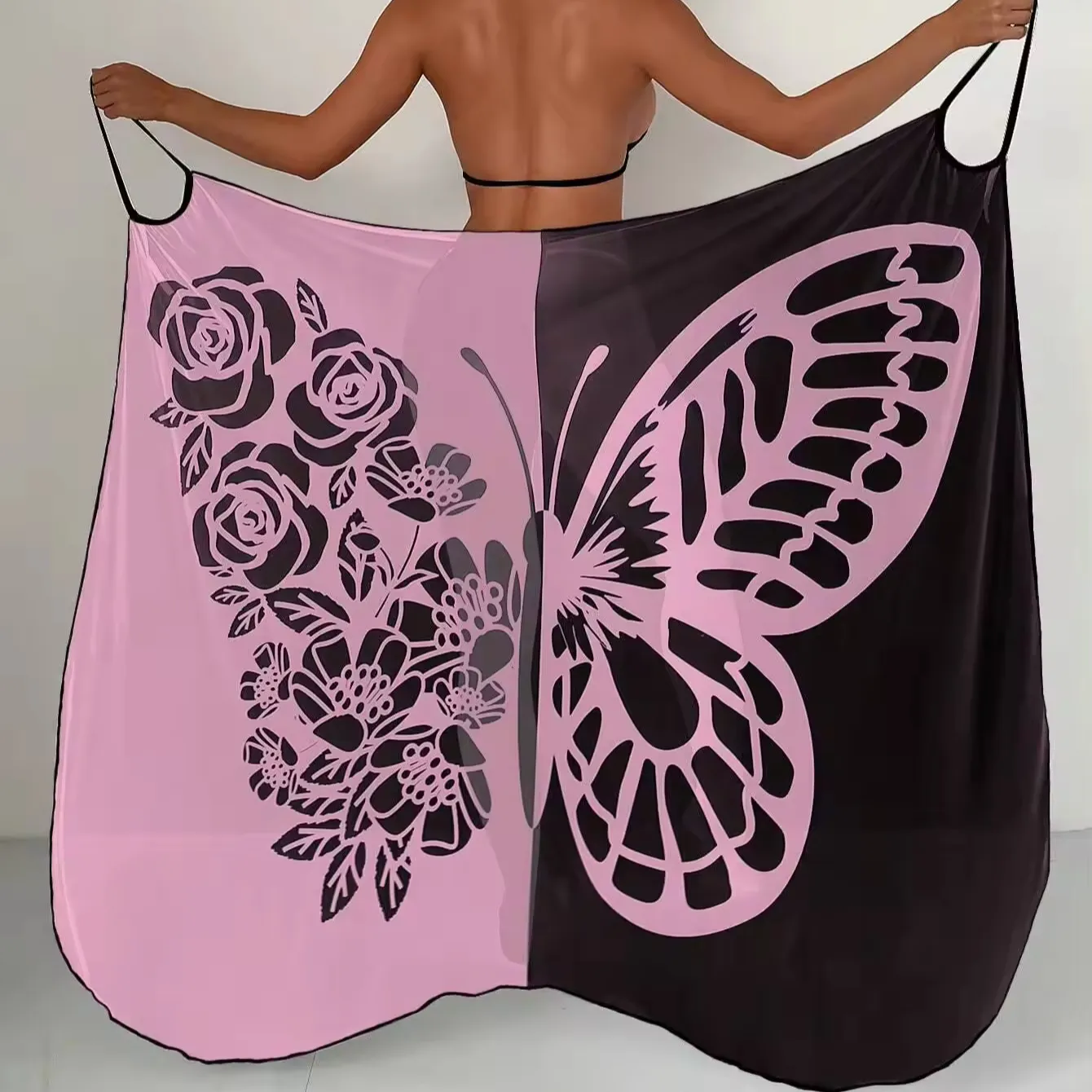 C одежда с бабочкой дизайн сетчатый купальник Женская Сексуальная Пляжная одежда Купальные костюмы