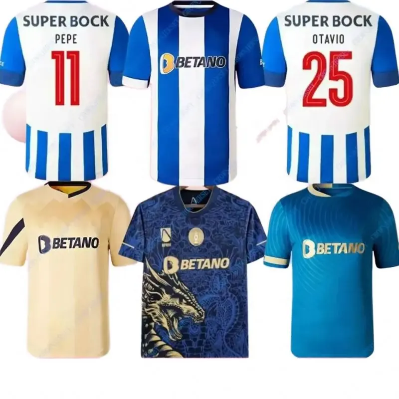 23 24 FC Portos camisetas de fútbol Dragon Fans jugador versión 2023 2024 CAMPEOES PEPE SERGIO OLIVEIRA MEHDI LUIS DIAZ MATHEUS