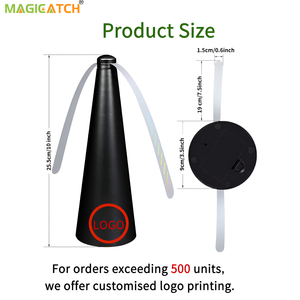 Ventilateur pliable Magicatch en PP avec pales souples et conception à autonomie prolongée pour les buffets de chambre d'hôtel - Product Image 2