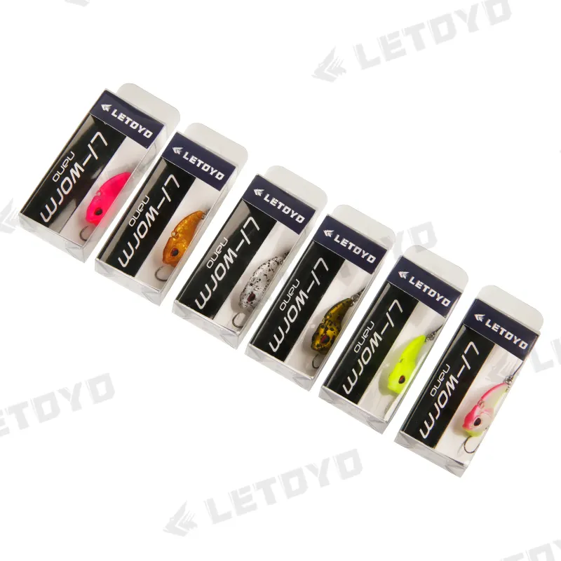 LETOYO LHB183 umpan VIB Mini, 2.3g 28mm umpan pancing tenggelam plastik getaran keras buatan umpan Trout