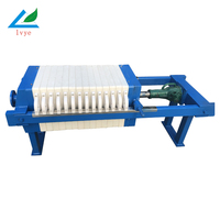 Presse à filtre manuelle personnalisable de qualité industrielle, nouvelle génération, 2 zones de filtration, volume de chambre 30L, 9 plaques filtrantes en polypropylène.