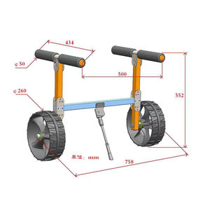 <span class=keywords><strong>Chariot</strong></span> de transport en acier inoxydable OEM pour canoë, <span class=keywords><strong>chariot</strong></span> en plastique pour bateau, <span class=keywords><strong>chariot</strong></span> pour <span class=keywords><strong>kayak</strong></span>, accessoires pour les sports nautiques à vendre - Product Image 1