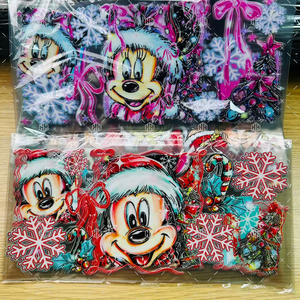 Рождественская мультяшная ультрафиолетовая печатная машина для переноски домашних животных Водонепроницаемая Прочная Железная чашка обертывания наклейки отличные наклейки - Product Image 3