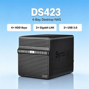 สำหรับ DS423  4-Bay Diskless USB Interface NAS  CPU Realtek RTD1619B  แรม 2GB DDR4 สำหรับการจัดเก็บข้อมูลเครือข่ายระดับองค์กร มีสินค้าในสต็อก - Product Image 1