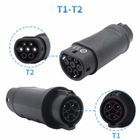Adaptateur de charge pour voiture électrique EV, station de recharge AC T1-T2