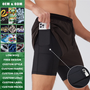 กางเกงวิ่งออกกำลังกายผู้ชายทรงสลิมฟิตเอวยางยืดพิมพ์โลโก้ตามสั่งขายส่ง แห้งเร็ว ระบายอากาศได้ดี - Product Image 2