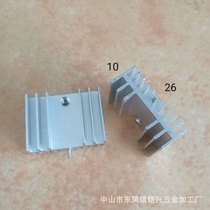 Disipador de Calor de Aluminio To-220 26x10x20 con Montaje de Pines para Transistor Mosfet 7812 Scr Diodo Zener - Product Image 5