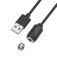 Droite magnétique 2 broches connecteur dc Hytepro femelle câble de chargement usb