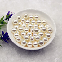 Perles en plastique ABS rondes avec trou, de 1 à 14 mm, vente chaude en usine