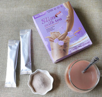 Café et Thé au Lait Minceur, Aliment Diététique Perte de Poids, Brûleur de Graisse et Détox, Saveur Fruitée, OEM, Café et Thé au Lait Minceur Perte de Poids