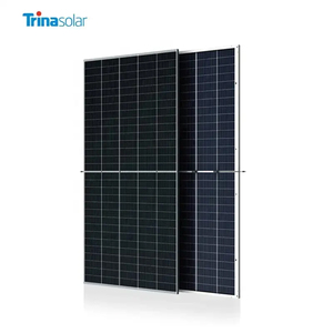 Almacén en Europa <span class=keywords><strong>Trina</strong></span> <span class=keywords><strong>550</strong></span>/580/590W Células de panel <span class=keywords><strong>solar</strong></span> 182mm Panel fotovoltaico monocristalino de 500W con tecnología PERC y Media celda - Product Image 1