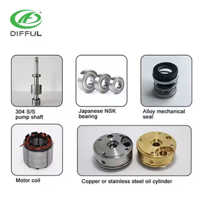 Ensemble de pompe à eau profonde à haute pression hybride solaire AC/DC Difful 2 HP MPPT en acier inoxydable OEM pour l'irrigation et l'agriculture <span class=keywords><strong>1100W</strong></span> - Product Image 4