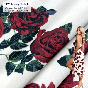 Patterned ITY Jersey Fabric - High Quality Stretch Knit Patterned ITY Jersey Fabric - High Quality Stretch Knit