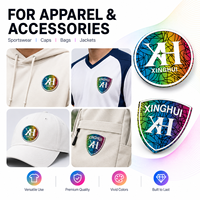 Etiquetas de Transferencia de Calor de Silicona con Logotipo en Relieve 3D, Resistentes a los Rayos UV y al Desgaste del Color, con Diseño Personalizado, para Parches de Ropa