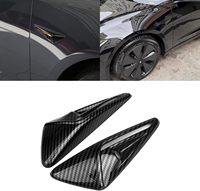 Cache-caméra latérale en fibre Carbar pour Tesla Model 3 2024 Highland 2025 Model Y Juniper HW4.0, accessoires de protection complète pour clignotants