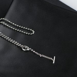 Women's Trendy S925 Genuine Sterling Silver Geometric Bead Necklace <strong>Fashion</strong> <strong>Accessory</strong> for Anniversaries and <strong>Other</strong> Occasions - Product Image 4