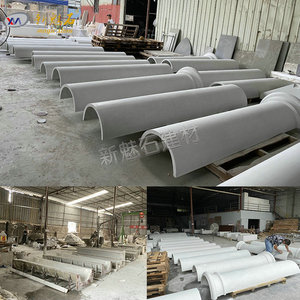 New Magic <b>Stone</b> Grc Decorative Columns And Door Frames Outdoor Architectural Components - Product Image 3