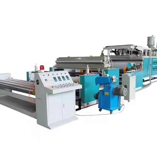 Plastic Extruders Stretch Film Machine Vloerplaat Extrusie Apparatuur Pe Film Vloer Fabrikant Productielijn