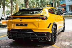 Fibra de carbono seca estilo superior labio delantero falda lateral difusor trasero alerón trasero rueda cejas Kit PARA EL Lamborghini URUS S 2024 + - Product Image 6