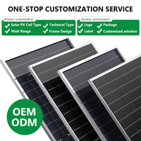 BR SOLAR Panneaux Solaires Mono N-type 550W 600W Modules Photovoltaïques Demi-Cellules pour la Production d'Énergie Solaire Extérieure