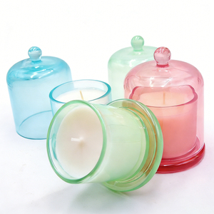 เทียนหอมอโรมาเธอราพีแบบมีฝาปิด กลิ่นหอมหรูหรา ไร้ควัน ผลิตจากขี้ผึ้งถั่วเหลืองและพืชออร์แกนิก สำหรับใช้ในบ้าน ยี่ห้อ LITBRIGHT ขายส่ง - Product Image 2