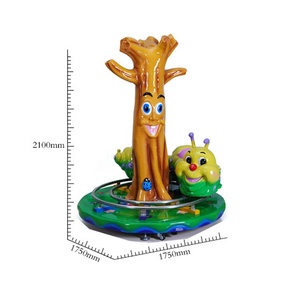 <span class=keywords><strong>Tren</strong></span> de Juegos Infantiles con Monedas, Carrusel de Diversión con Orugas que se Mueven por Árboles para Parques Temáticos Interiores o FEC - Product Image 2