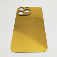 For IPhone15 Pro & Pro Max Electroplated Real Gold Luxury Back <strong>Plate</strong> Can Accept Custom logo <strong>Best</strong>-<strong>selling</strong> Real Gold Back <strong>Plate</strong>