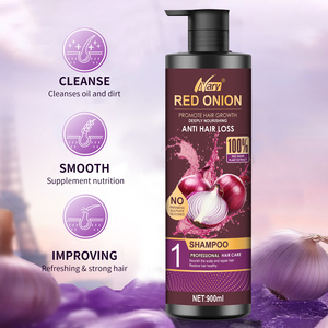 Venta al por mayor de marca privada, rizador de pelo, <span class=keywords><strong>cebolla</strong></span> roja, aceite <span class=keywords><strong>para</strong></span> <span class=keywords><strong>el</strong></span> crecimiento del <span class=keywords><strong>cabello</strong></span>, champú nutritivo <span class=keywords><strong>para</strong></span> <span class=keywords><strong>el</strong></span> control de aceite limpio, cuidado profesional del crecimiento del <span class=keywords><strong>cabello</strong></span> - Product Image 2