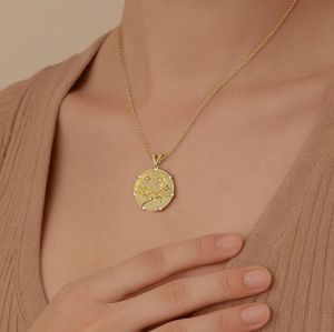 Loveher joyería <span class=keywords><strong>de</strong></span> latón elaborada elegante <span class=keywords><strong>de</strong></span> alta gama moda tierra prometida sigue a tu estrella tres hombres sabios moneda medallón collar - Product Image 6
