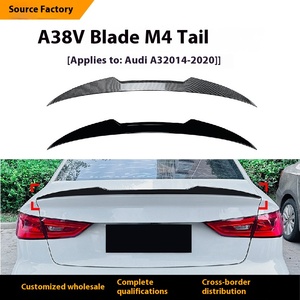Alerón Superior Trasero Blade M4 para A3 8V Sedán 2014-2020, Plástico ABS, Modificación de Techo de Una Sola Capa, Modelo Compatible con Estilo A38V-023 A3 - Product Image 5
