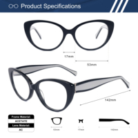Monturas Ópticas de Acetato Estilo Ojo de Gato Vintage, Unisex, Retro, Modernas, para Lentes Graduadas, Venta al Por Mayor