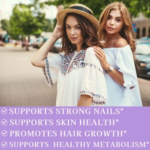 Tabletas de Biotina ODM OEM con Calcio que Fortalecen las Uñas y Favorecen la Salud de la Piel, Promueven el Crecimiento del Cabello - Product Image 6