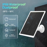 ZYCXEG SPC038-6W 6W Panel Surya USB untuk Arlo Pro 4/3/Ultra/Ultra 2 Kamera Lampu Sorot Tahan Air DC 5V Micro USB Dapat Diputar
