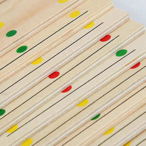 Comniki Montessori didattica versione <span class=keywords><strong>professionale</strong></span> scuola materna <span class=keywords><strong>educazione</strong></span> precoce a tre colori gioco giocattolo in legno insegnamento Standard - Product Image 4