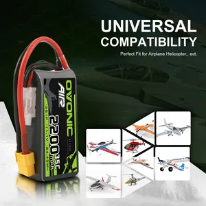 Ovonic 3S 11.1V 35C 2200MAh Lipo Batterie XT60 Plug pour RC FPV Avion <span class=keywords><strong>Hélicoptère</strong></span> Drone Racing Modèle Hobby 2pcs Par Pack - Product Image 2