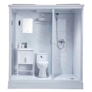 Pabrik Cina langsung terintegrasi Modular Prefab Unit kamar mandi multifungsi satu toilet baskom geser penutup pancuran - Product Image 1